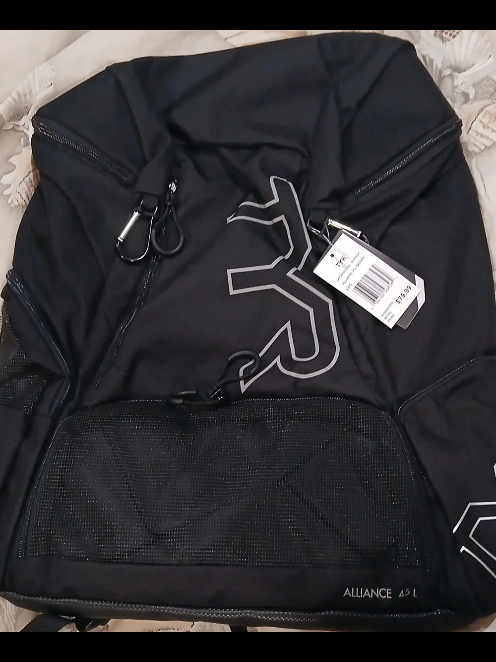 Black 'Alliance 45L' Sports Backpack